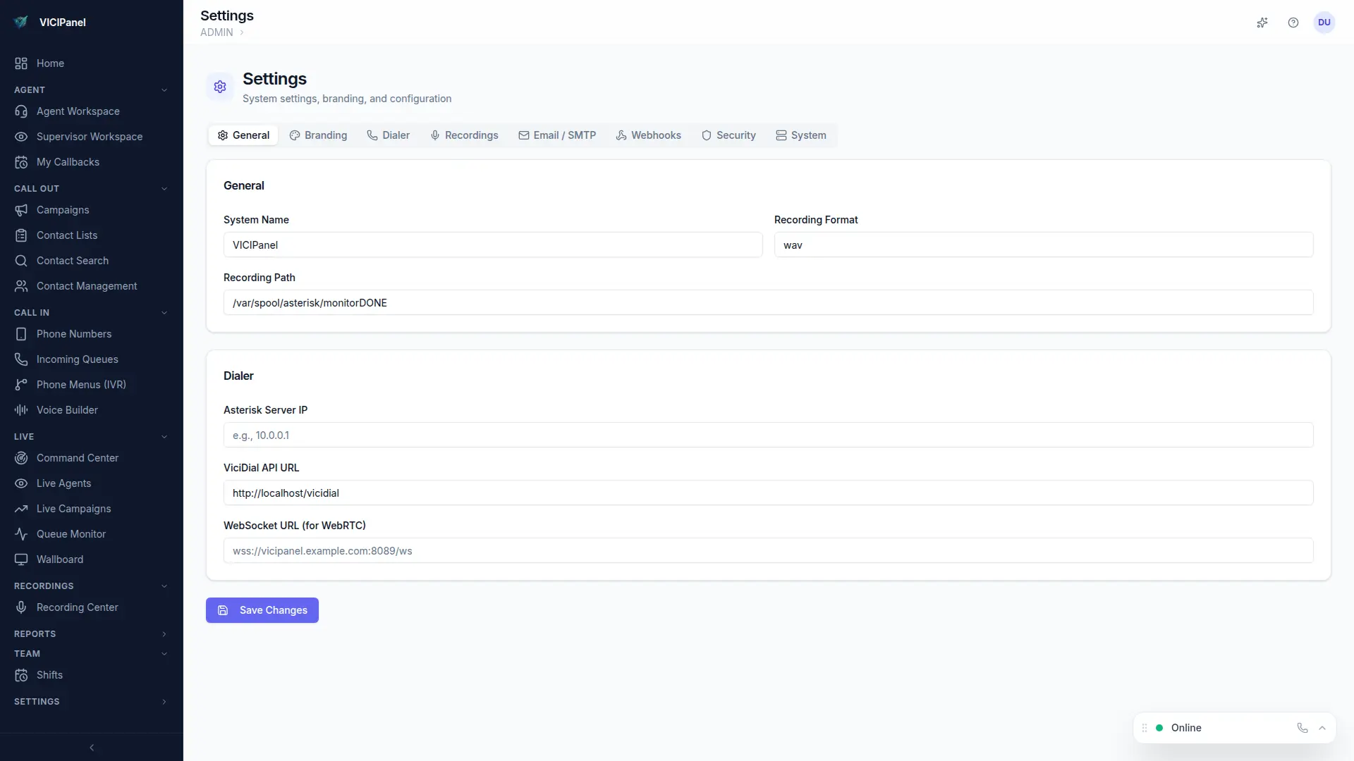 VICIPanel diagnostic for: Screen pop blank or showing wrong lead