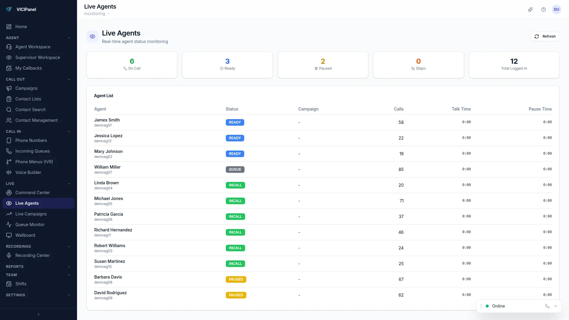 VICIPanel · Insurance operations view